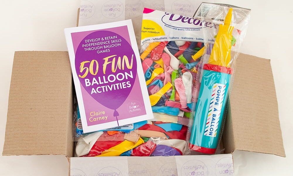 Fun Balloon Activities - Box and Book Option